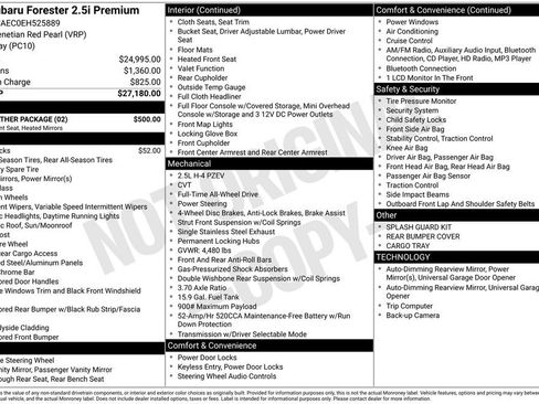 Used 2014 Subaru Forester 2.5i Premium w/ All-Weather Package image 13