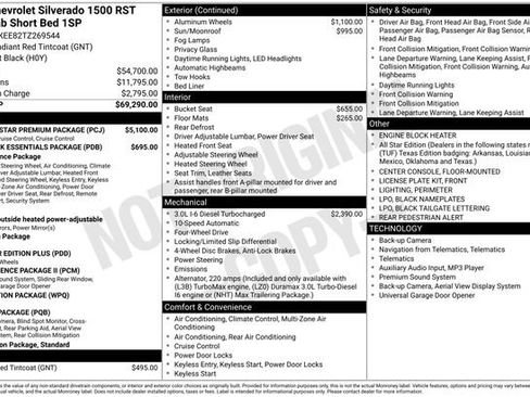 New 2026 Chevrolet Silverado 1500 RST w/ RST All Star Premium Package image 15