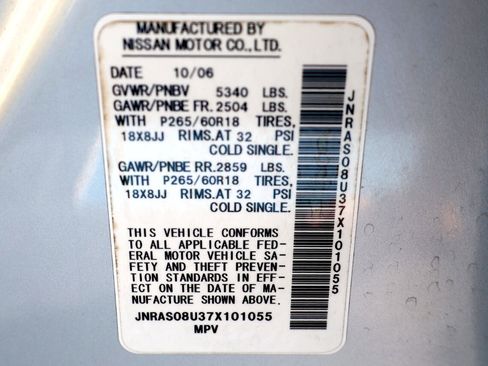 Used 2007 INFINITI FX35 2WD w/ Touring Pkg image 20