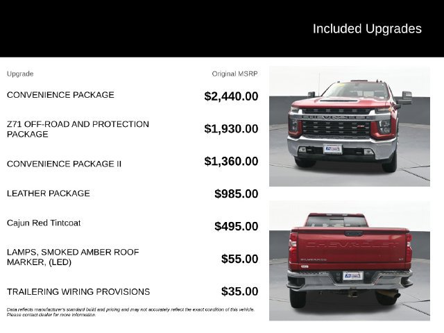 Used 2020 Chevrolet Silverado 2500 LT w/ Convenience Package AWD/4WD image 9