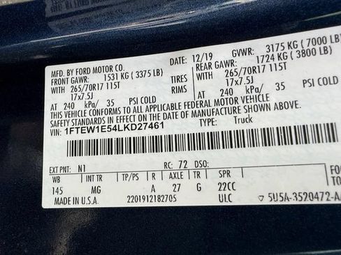 Used 2020 Ford F150 XLT AWD/4WD image 23