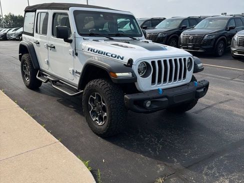 Used 2022 Jeep Wrangler Unlimited Rubicon 4xe w/ Steel Bumper Group AWD/4WD image 4