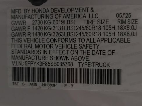 Used 2025 Honda Ridgeline Black Edition image 25