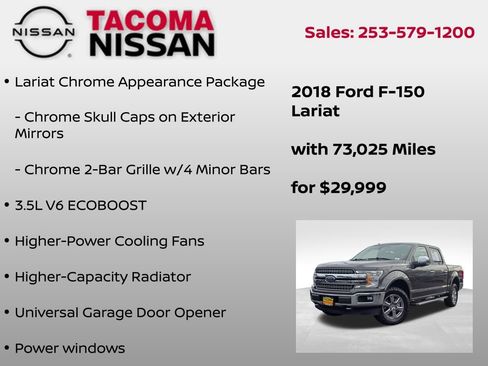 Used 2018 Ford F150 Lariat AWD/4WD image 18