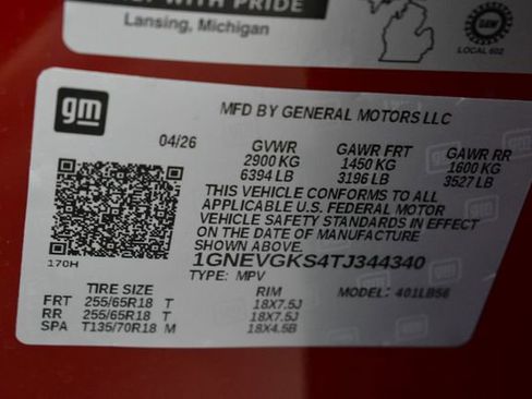 New 2026 Chevrolet Traverse LT w/ Driver Confidence Package AWD/4WD image 36