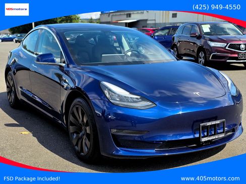 Used 2018 Tesla Model 3 Long Range AWD/4WD image 1