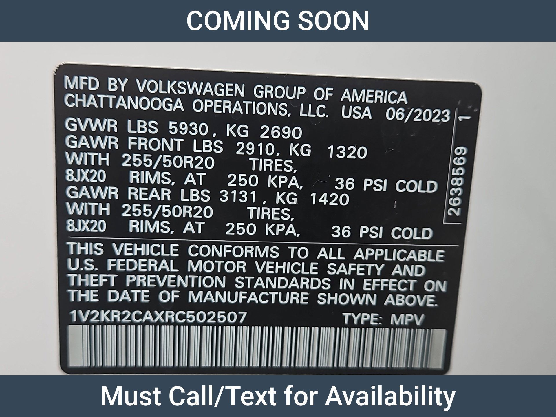 Used 2024 Volkswagen Atlas SE AWD/4WD image 7
