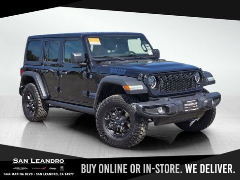 Certified 2025 Jeep Wrangler Unlimited Sport S 4xe AWD/4WD image 1