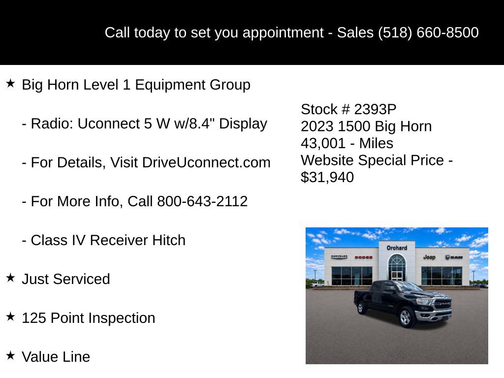 Used 2023 RAM 1500 Big Horn AWD/4WD image 25