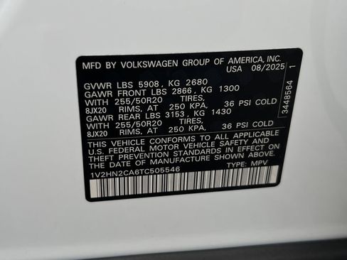 New 2026 Volkswagen Atlas SE AWD/4WD image 33