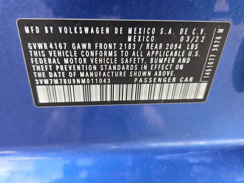 Used 2022 Volkswagen Jetta SE w/ Panoramic Sunroof Package image 35