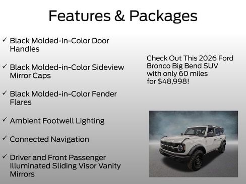 Used 2026 Ford Bronco Big Bend AWD/4WD image 13
