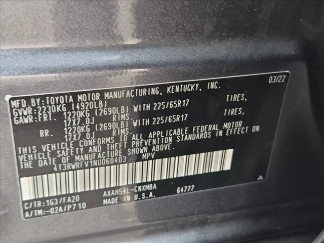 Used 2022 Toyota RAV4 XLE w/ Convenience Package AWD/4WD image 25