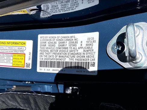 Used 2025 Honda Civic Sport Touring image 16