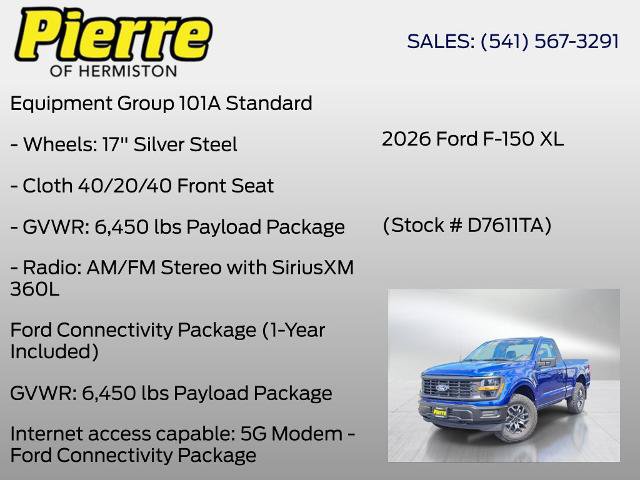 Certified 2026 Ford F150 XL AWD/4WD image 6