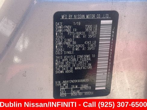 Used 2019 Nissan Armada SL w/ Premium Package RWD image 59