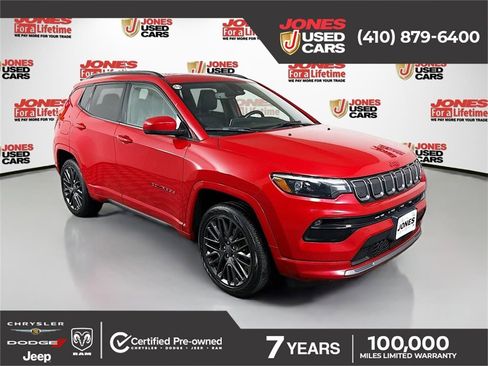 Used 2022 Jeep Compass Limited w/ (RED) Package image 1