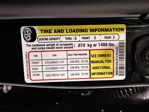 Certified 2024 Ford F150 Platinum w/ Equipment Group 702A High image 54