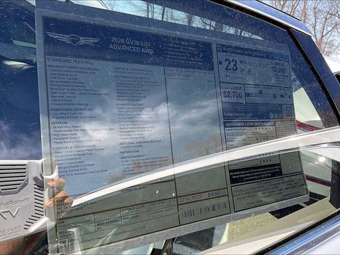 New 2026 Genesis GV70 2.5T Advanced image 13