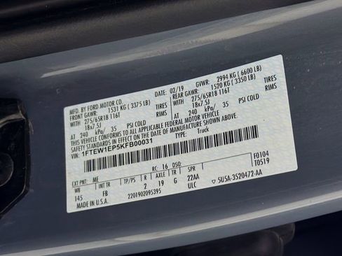 Used 2019 Ford F150 XLT w/ Equipment Group 301A Mid AWD/4WD image 32