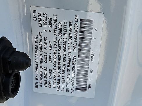 Used 2019 Honda Civic EX image 27