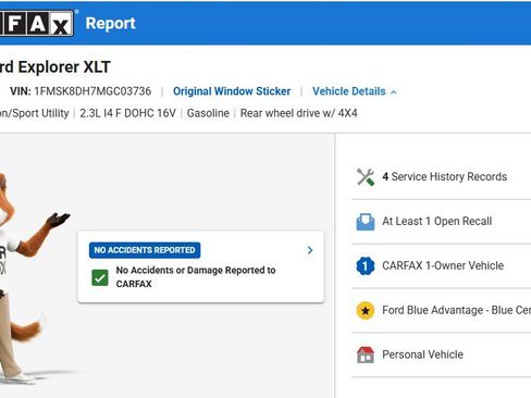 Certified 2021 Ford Explorer XLT w/ Equipment Group 202A AWD/4WD image 2