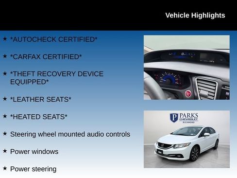 Used 2015 Honda Civic EX-L image 4