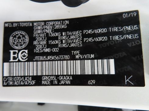 Used 2019 Toyota 4Runner Limited image 52