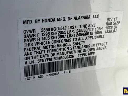Used 2017 Honda Pilot EX-L image 40
