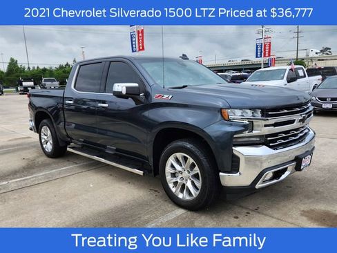Used 2021 Chevrolet Silverado 1500 LTZ w/ LTZ Premium Package AWD/4WD image 1
