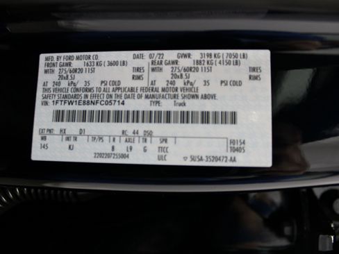 Used 2022 Ford F150 King Ranch w/ Equipment Group 601A High image 48