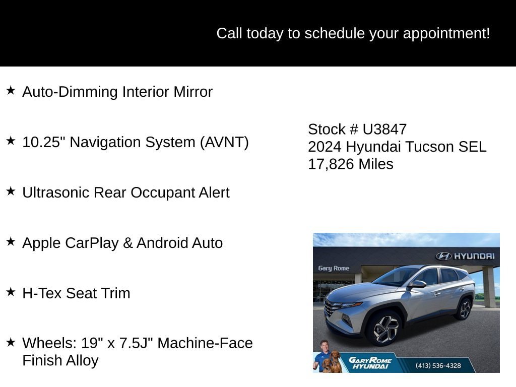 Certified 2024 Hyundai Tucson SEL w/ Convenience Package AWD/4WD image 18