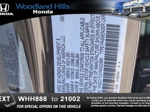 Certified 2024 Honda Accord LX image 26