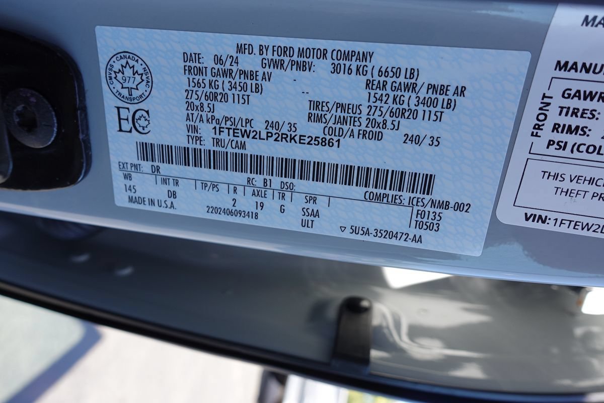 Used 2024 Ford F150 STX w/ STX Black Appearance Package AWD/4WD image 56