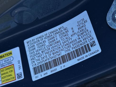 Used 2025 Honda Civic Sport image 23
