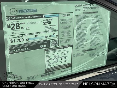 New 2026 MAZDA MAZDA3 Carbon image 16