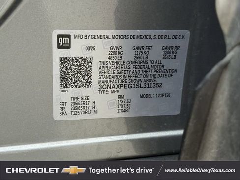 Used 2025 Chevrolet Equinox LT image 34