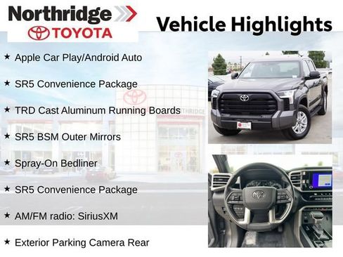 Certified 2025 Toyota Tundra SR5 w/ SR5 Convenience Package AWD/4WD image 2