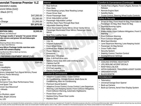 Used 2023 Chevrolet Traverse Premier w/ Redline Edition image 29
