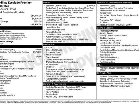 Used 2016 Cadillac Escalade Premium image 16