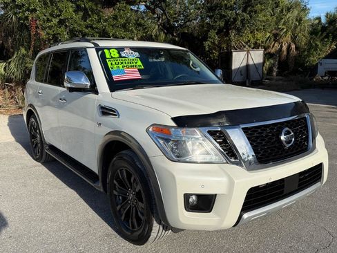 Used 2018 Nissan Armada Platinum w/ Captain Seat Package RWD image 1