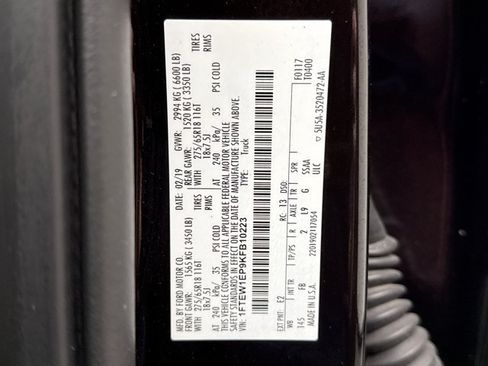 Used 2019 Ford F150 XLT w/ Equipment Group 302A Luxury AWD/4WD image 23