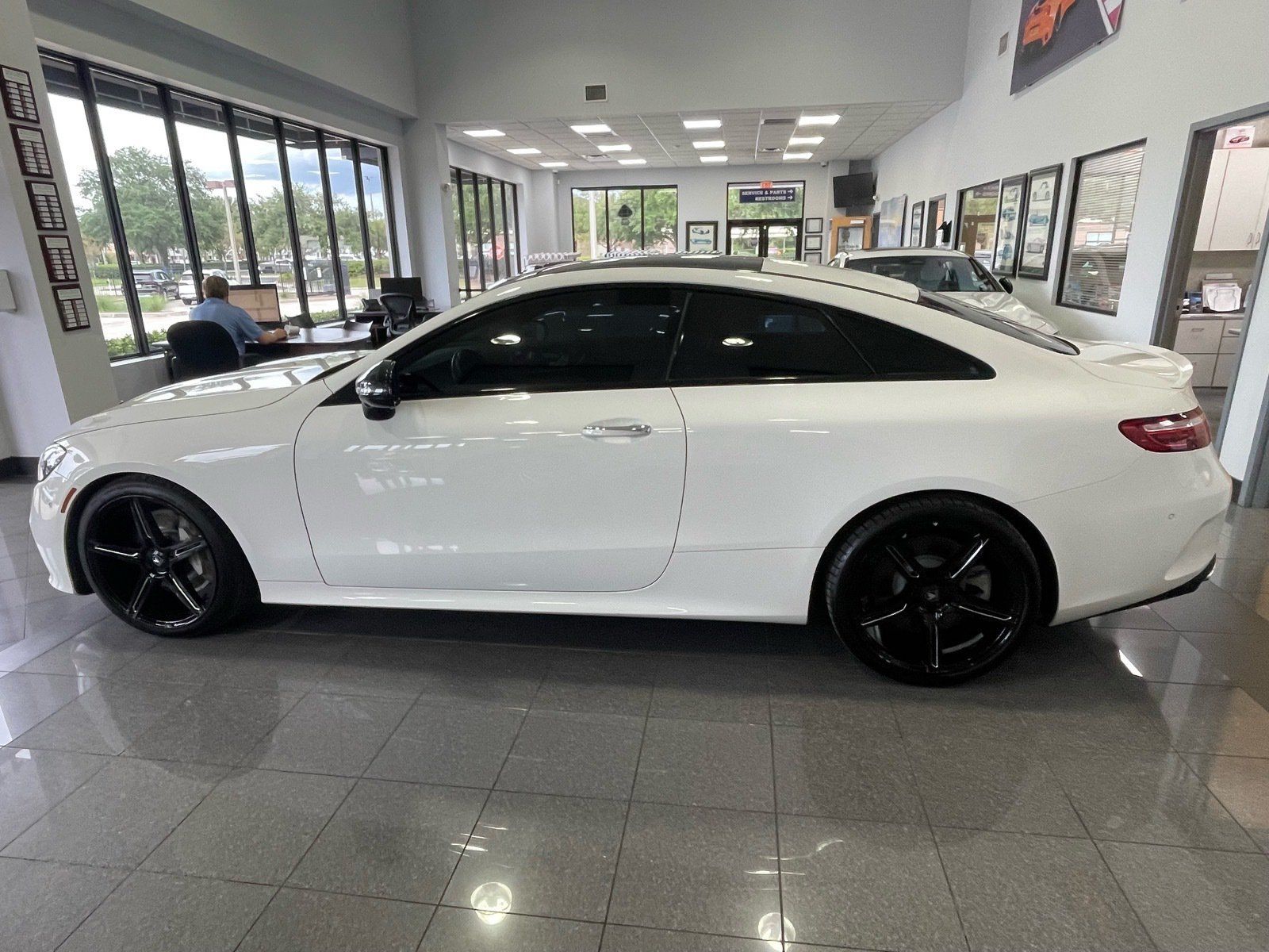 Used 2023 Mercedes-Benz E 450 Coupe w/ AMG Line image 2