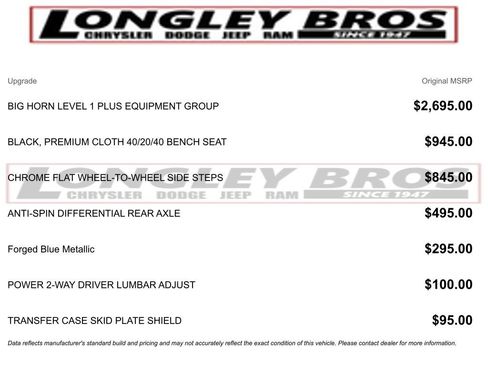 Used 2025 RAM 2500 Big Horn AWD/4WD image 2