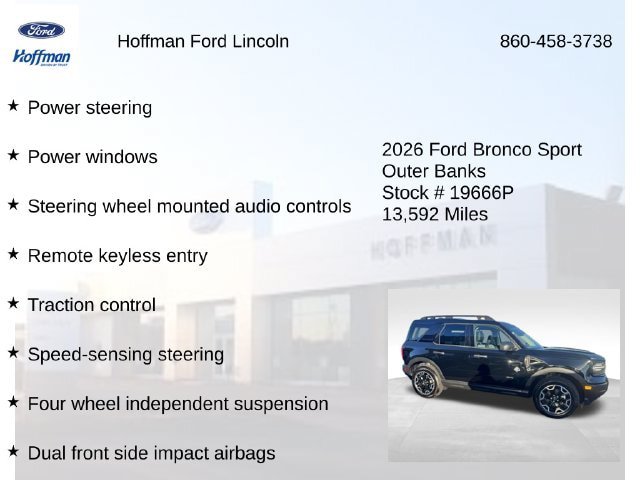 Certified 2026 Ford Bronco Sport Outer Banks AWD/4WD image 18