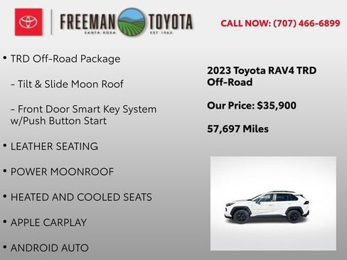 Used 2023 Toyota RAV4 TRD Off-Road w/ TRD Off-Road Weather Package AWD/4WD image 9