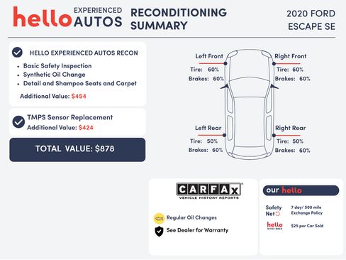 Used 2020 Ford Escape SE AWD/4WD image 2