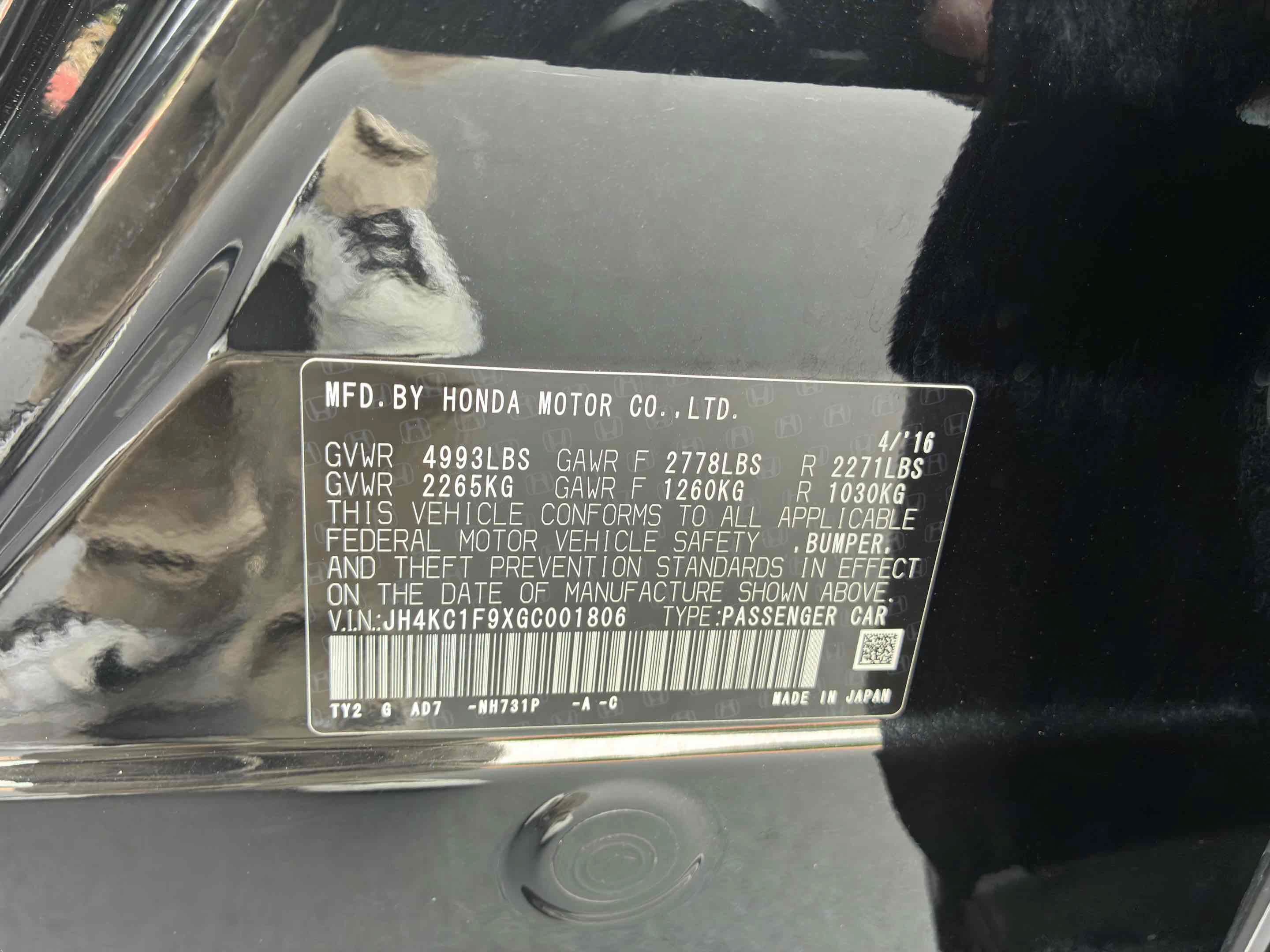 Used 2016 Acura RLX w/ Advance Package FWD image 69