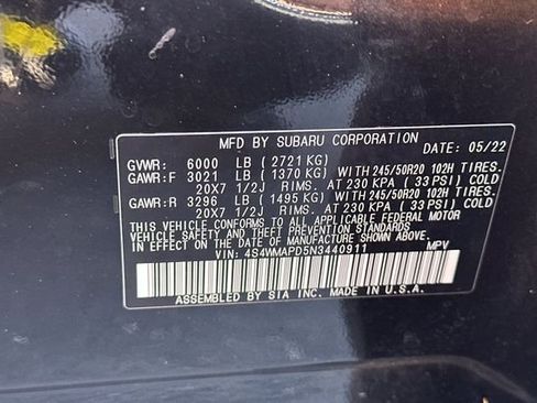 Used 2022 Subaru Ascent Limited image 34