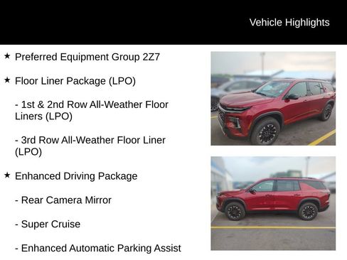 Used 2024 Chevrolet Traverse Z71 w/ Enhanced Driving Package AWD/4WD image 5